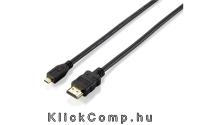 HDMI MicroHDMI kábel 1.4, apa/apa, 1m Delock : EQUIP-119309