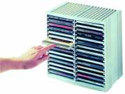 CD-tároló, automata kiemelőrendszerű, 30+18 db-os, FELLOWES Spring, : FELLOWES-9823003