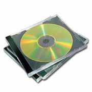 CD-tok normál 1 lemez fekete : FELLOWES-98310