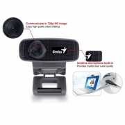 Akció Webkamera Genius Facecam 1000X_V2 fekete (új csomagolás) : GENIUS-32200003400