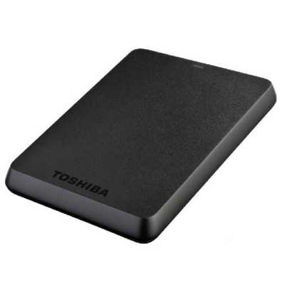 500GB külső HDD 2,5 USB3.0 fekete Toshiba Canvio Basics winchester : HDTB305EK3AA
