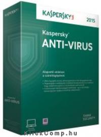 Kaspersky Antivirus HUN 1 Felhasználó 1 év online vírusirtó szoftver : KAV-KAVI-0001-LN12
