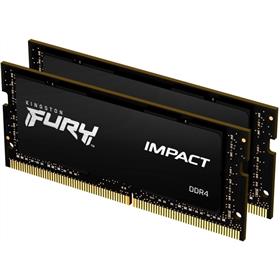 16GB DDR4 notebook memória 3200MHz 2x8GB Kingston FURY Impact : KF432S20IBK2_16