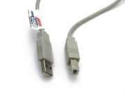 Kábel USB 2.0 összekötő A/B, 1.8m : KKTU21V