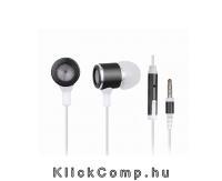 A4-Tech-Gembird jack fekete-fehér mikrofonos fülhallgató : MHS-EP-001