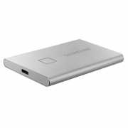 500GB külső SSD USB3.2 ezüst ujjlenyomatolvasós Samsung T7 Touch : MU-PC500S_WW