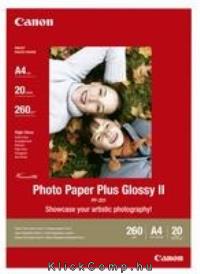 Canon Glossy Photo Paper Plus II 13x18cm 20 lap 260g : PP201S2