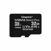 Memória-kártya 32GB SD micro SDHC Class 10 A1 Kingston Canvas Select P : SDCS2_32GBSP