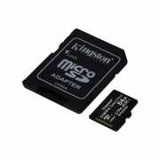 Memória-kártya 64GB SD micro SDXC Class 10 A1 Kingston Canvas Select P : SDCS2_64GB