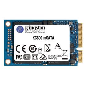 256GB SSD mSATA Kingston KC600 : SKC600MS_256G