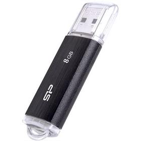 8GB Pendrive USB2.0 fekete Silicon Power Ultima U02 : SP008GBUF2U02V1K