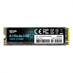 256GB SSD M.2 NVMe Silicon Power A60 : SP256GBP34A60M28