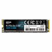 256GB SSD M.2 2280 NVMe P34A60 Silicon Power : SP256GBP34A60M8