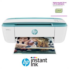 MFP tintasugaras A4 színes HP DeskJet 3762 Instant Ink ready nyomtató : T8X23B