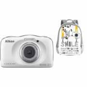 Nikon Coolpix W150 fehér digitális fényképezőgép hátizsák kit : VQA110K001