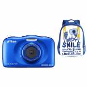 Nikon Coolpix W150 kék digitális fényképezőgép hátizsák kit : VQA111K001