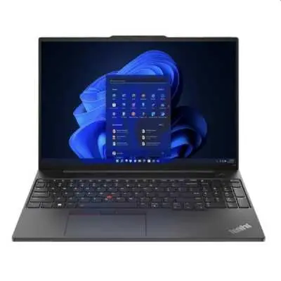 Lenovo ThinkPad laptop 16" WUXGA i5-1335U 24GB 1TB IrisXe DOS fekete Lenovo ThinkPad E16 G1 : 21JN00BJHV fotó