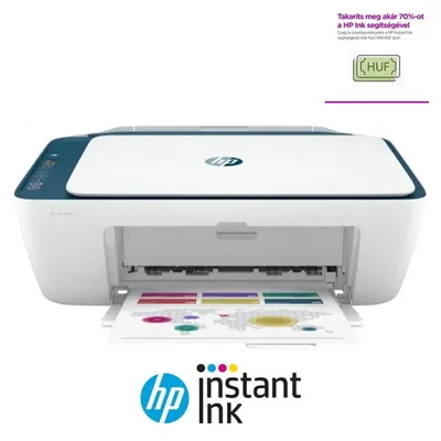 MFP tintasugaras A4 színes HP DeskJet 2721E Instant Ink ready nyomtató : 26K68B fotó