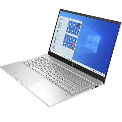 HP Pavilion laptop 15,6" FHD R5-5500U 8GB 256GB Radeon W10 ezüst HP Pavilion 15-eh1009nh : 396N0EA fotó