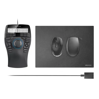 Egér USB 3DConnexion SpaceMouse Enterprise Mouse Kit 2 fekete : 3DX-700083 fotó