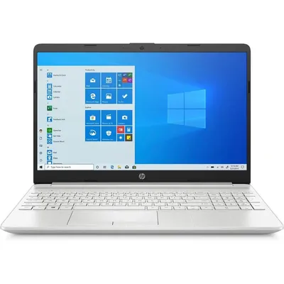 HP laptop 15,6" FHD N4020 8GB 256GB UHD W10 ezüst HP 15-dw1014nh : 472T8EA fotó