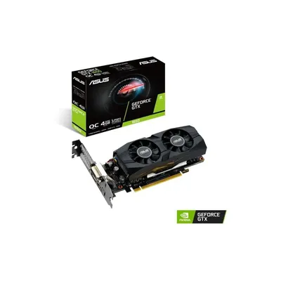 VGA GTX1650 128bit PCIe ASUS GTX1650-O4G-LP-BRK nVidia 4GB GDDR5 videokártya : 90YV0D30-M0NA00 fotó