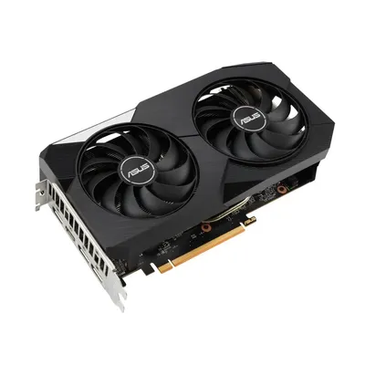 VGA RX6600XT 8GB GDDR6 128bit PCIe Asus AMD Radeon RX6600XT DUAL videokártya : 90YV0GN1-M0NA00 fotó