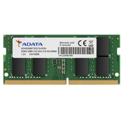 8GB notebook memória DDR4 1x8GB 2666MHz Adata Premier : AD4S26668G19-SGN fotó