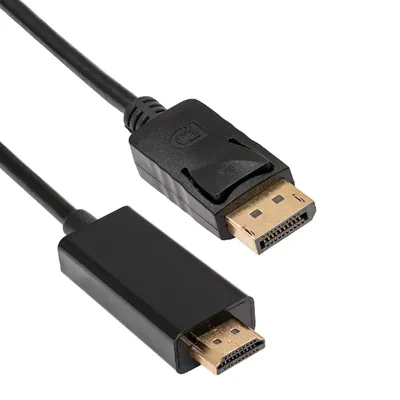 Kábel  HDMI - DisplayPort 1.8m  fekete Akyga : AK-AV-05 fotó