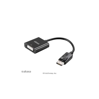 Displayport - DVI adapter Akasa AK-CBDP05-20BK : AK-CBDP05-20BK fotó