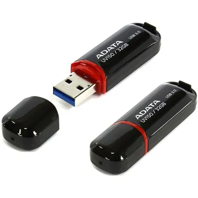 128GB Pendrive USB3.2 fekete Adata UV150 : AUV150-128G-RBK fotó