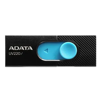 16GB PenDrive USB2.0 Fekete-Kék ADATA AUV220-16G-RBKBL Flash Drive : AUV220-16G-RBKBL fotó