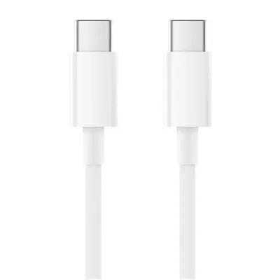 Telefon töltő Type-C USB-C to Type-C USB kábel 1m fehér : BH1101-WHITE fotó