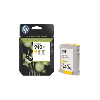 Tintapatron OfficeJet Pro 8000, 8500 nyomtatókhoz, HP 940xl sárga, 1,4k : C4909AE fotó