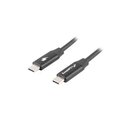 Lanberg USB-C kábel 0,5m : CA-CMCM-40CU-0005-BK fotó