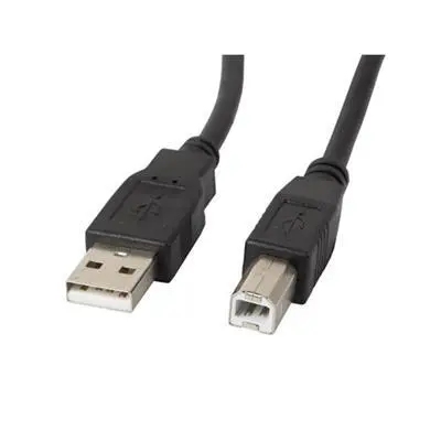 Lanberg USB-A ->USB-B kábel 0,5 m : CA-USBA-10CC-0005-BK fotó