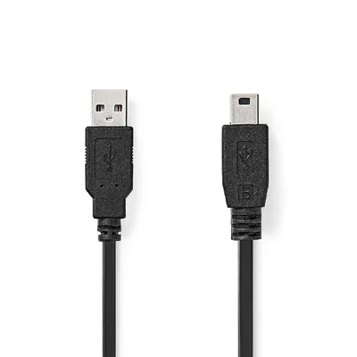 USB kábel USB A - mini B 5pin USB2.0  1m : CCGP60300BK10 fotó