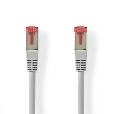 FTP patch kábel Cat6 5m arannyal bevont tűkkel,szürke nedis : CCGT85221GY50 fotó