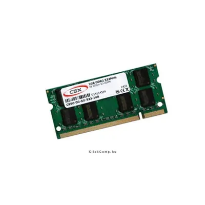 2GB DDR2 notebook memória 533Mhz 1x2GB CSX : CSXO-D2-SO-533-2G fotó