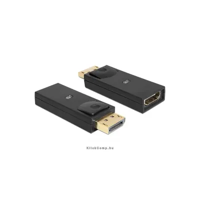 Adapter Displayport male > HDMI female Delock : DELOCK-65258 fotó
