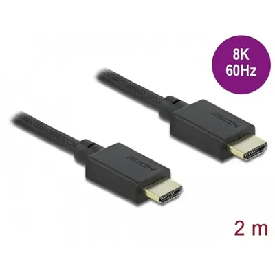 HDMI kábel 2m  8K 60Hz Delock Ultra nagy sebességu 48Gbps : DELOCK-85388 fotó