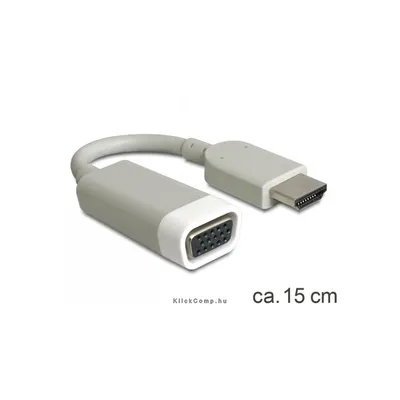 HDMI-A apa > VGA anya adapter : Delock-65469 fotó
