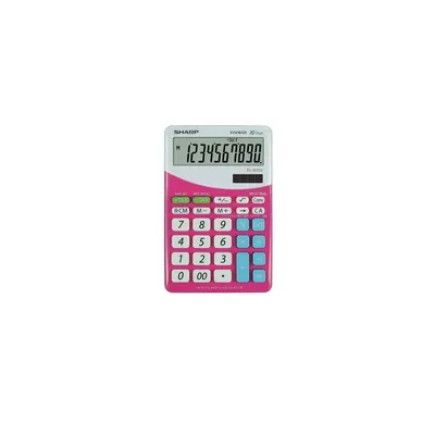 Számológép asztali 10 számjegy SHARP EL-M332 pink : ELM332BPK fotó