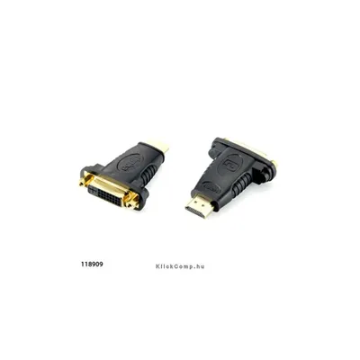 HDMI-DVI 24+1 adapter apa/anya Delock : EQUIP-118909 fotó