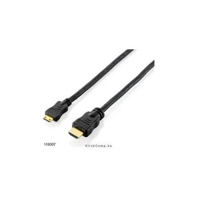 HDMI MiniHDMI kábel 1.4, apa/apa, 2m Delock : EQUIP-119307 fotó