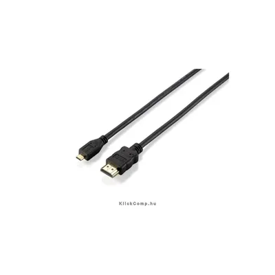 HDMI MicroHDMI kábel 1.4, apa/apa, 1m Delock : EQUIP-119309 fotó