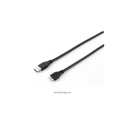 USB 3.0 A-microB 10pin kábel, apa/apa, duplán árnyékolt, 2m Delock : EQUIP-128397 fotó