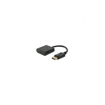 Átalakító Displayport1.2 - HDMI1.4 anya/apa fekete : EQUIP-133438 fotó