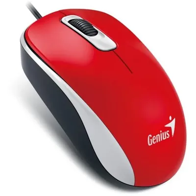Egér USB Genius DX-110 piros : GENIUS-31010116111 fotó