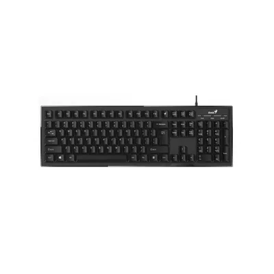 Billentyűzet USB Genius KB-102 fekete HU : GENIUS-31300007404 fotó